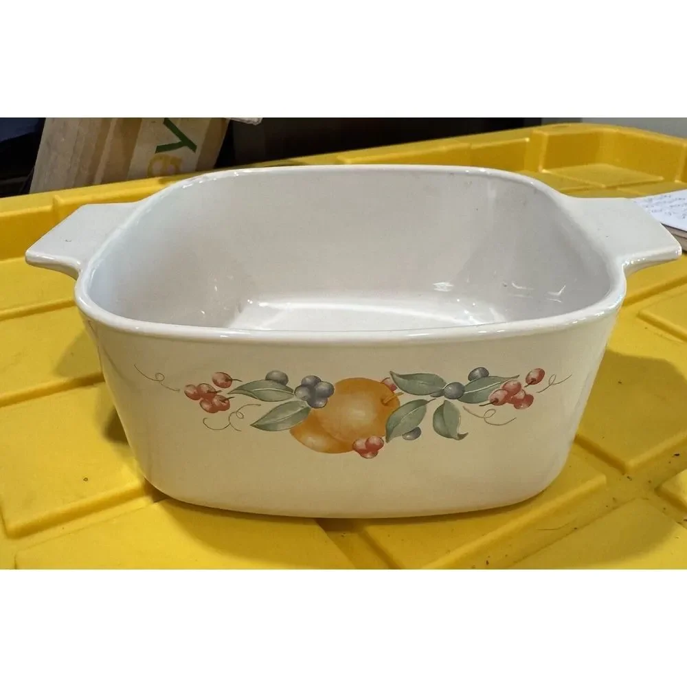 Corning Ware Abundance 1.5 Quart Casserole Bakeware Dish A-1.5-B